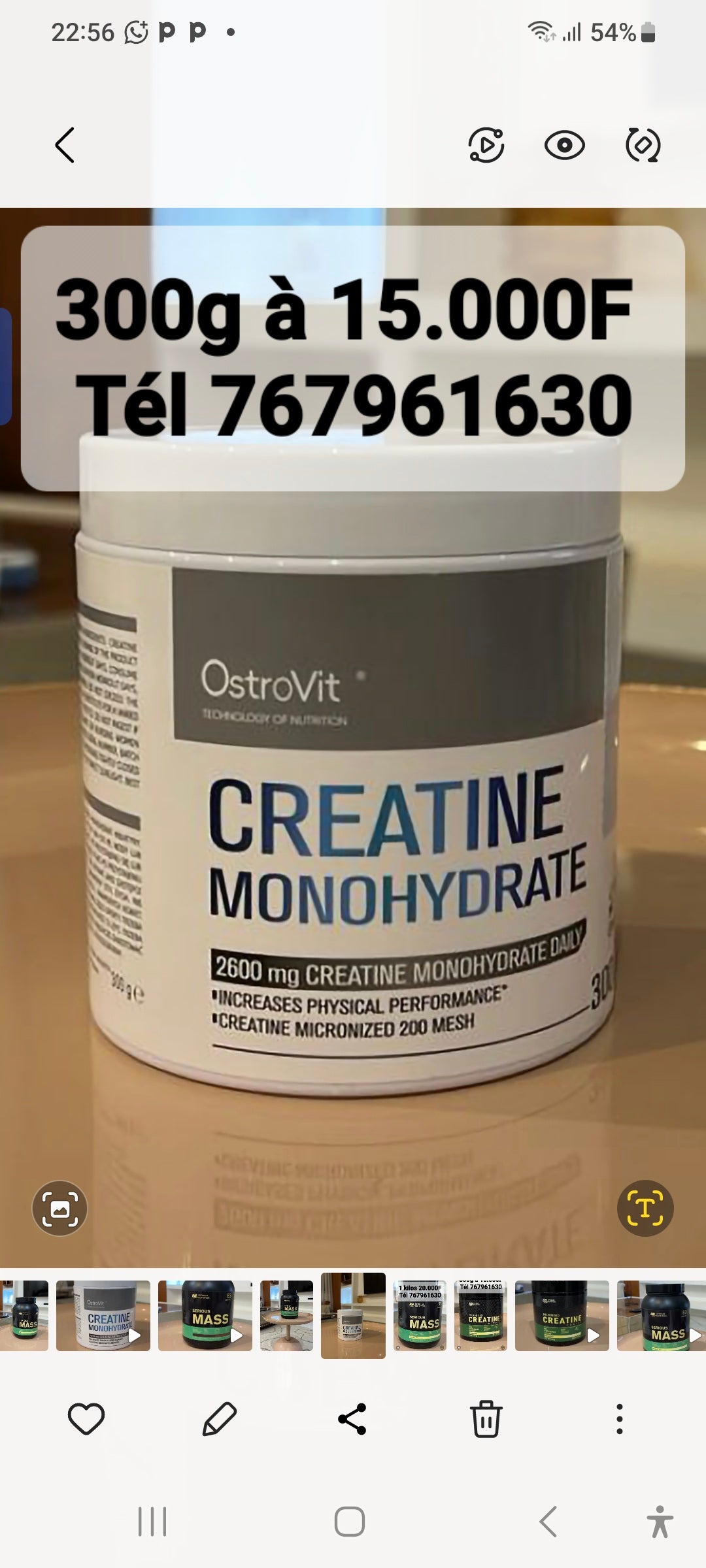 Créatine monohydrate
